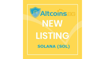 Новa валутa на Altcoins.bg - Solana (SOL)