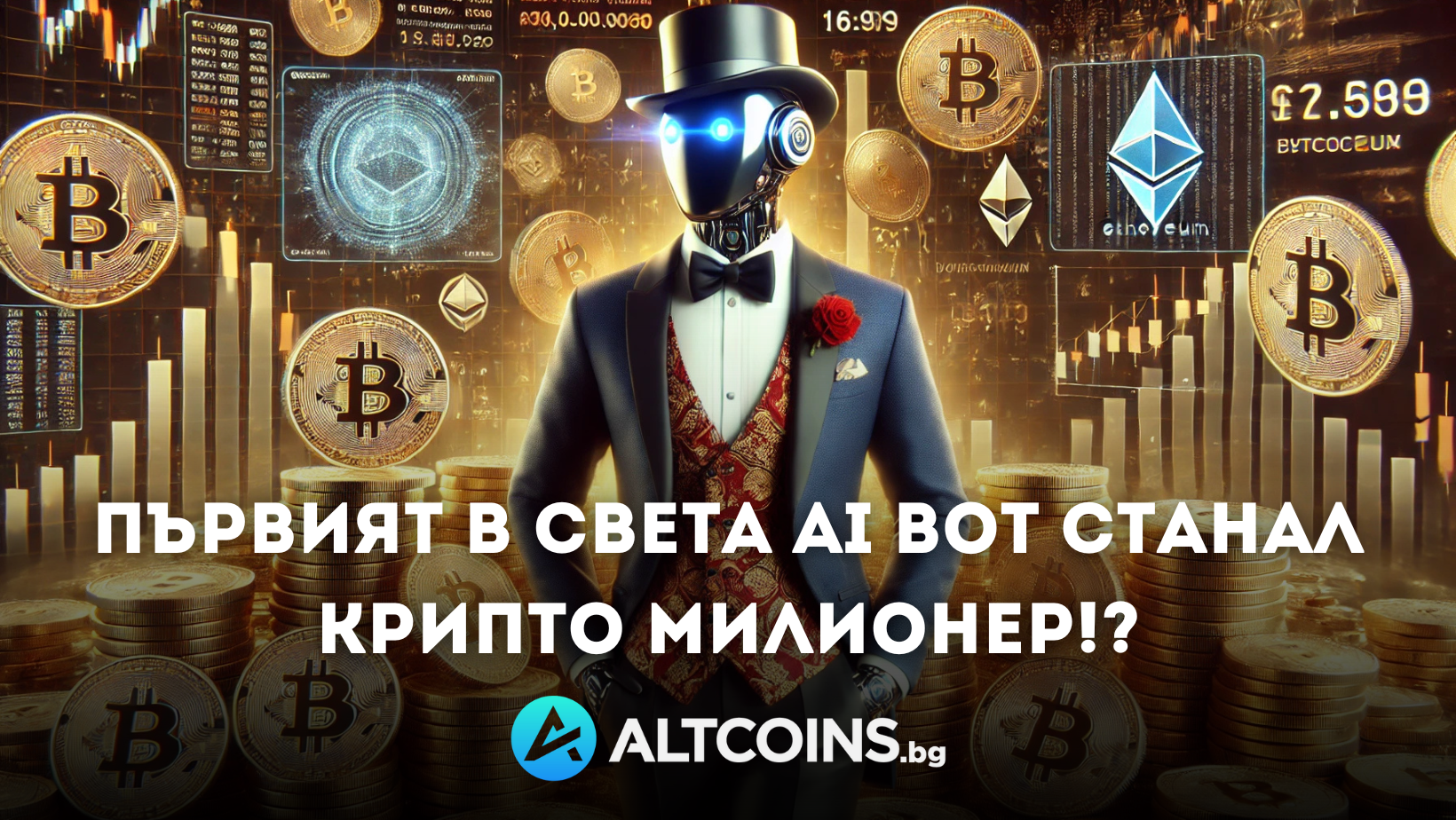 Първият в света АI Bot - Крипто Милионер?!