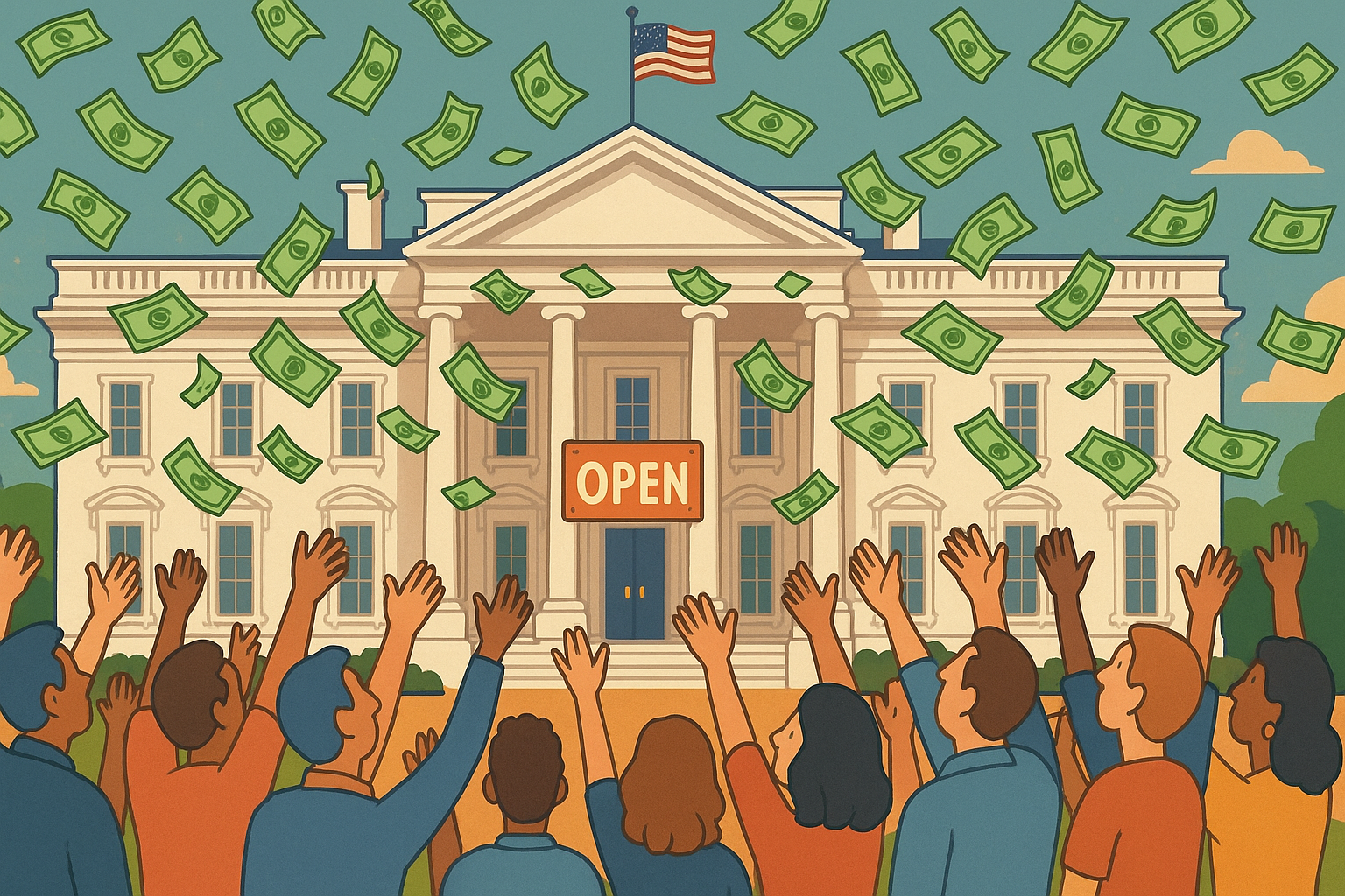 Пари от небето: как стимулите на САЩ могат да раздвижат крипто?!