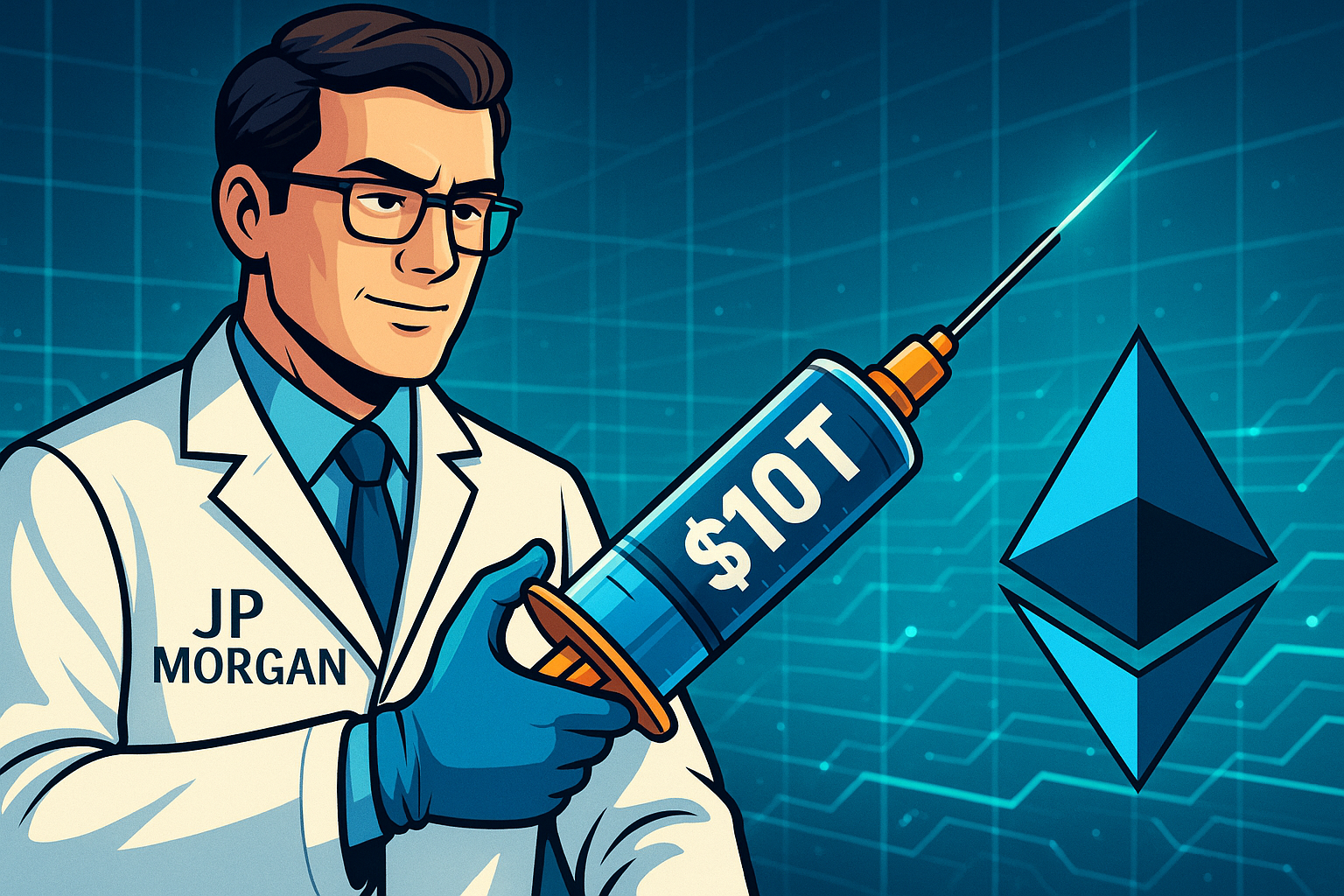 JP Morgan влиза в Base. $10T се насочват onchain.