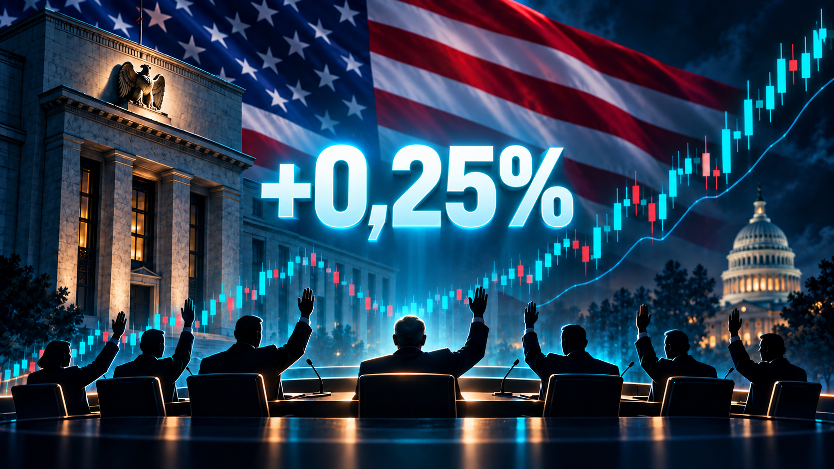 Фед повиши лихвите за първи път от 2023 г. Какво означава това за Bitcoin?