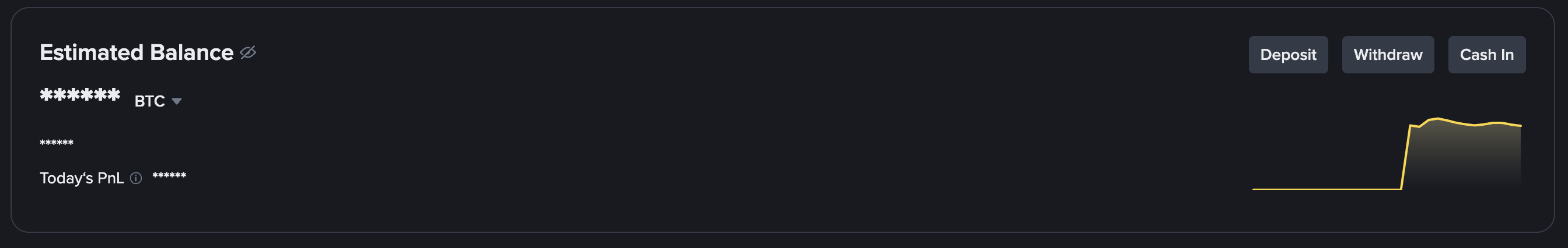 Binance balance screen