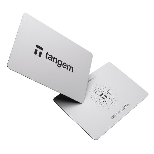 LIMITED EDITION: Бял Tangem Wallet с 2 карти