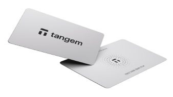 LIMITED EDITION: Бял Tangem Wallet с 2 карти