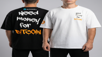 Need Money for Bitcoin Премиум Тениска